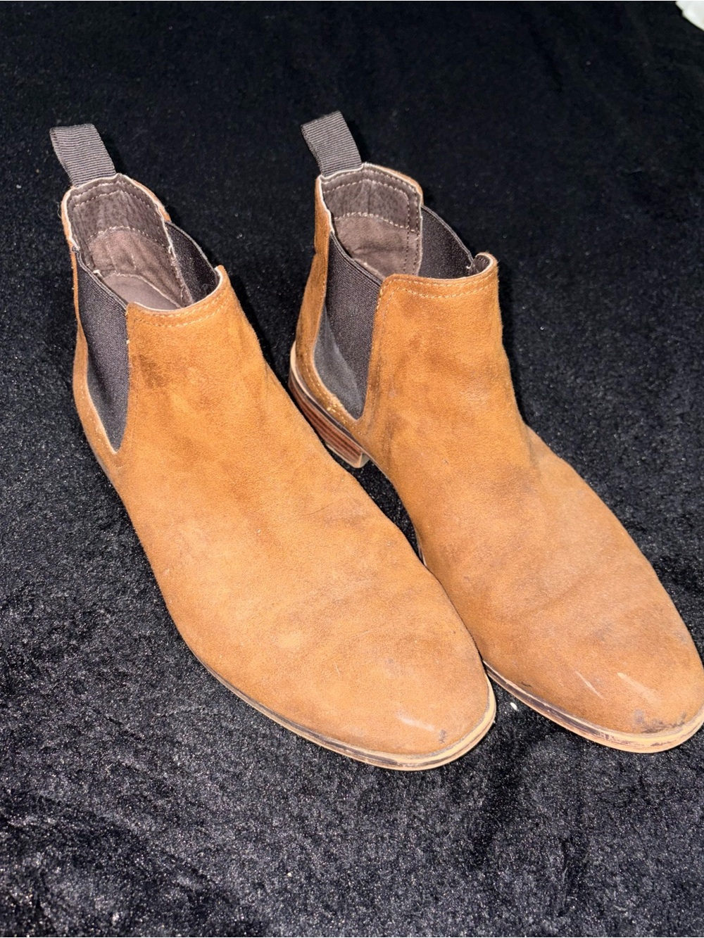 H&M - Men's Chelsea Boots in Brown Suede
